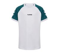 hummel® Hmljr Stripe T-Shirt - Kinder - Gr. 122/128 - grün