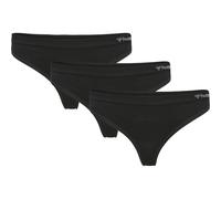 "hummel Juno 3 Pack Seamless Thong Boxershort schwarz"