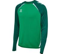 hummel hmlLEAD 2.0 Crew Sweatshirt Herren 6327 - jelly bean/evergreen S