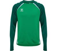 hummel hmlLEAD 2.0 Crew Sweatshirt Herren 6327 - jelly bean/evergreen S