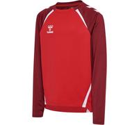 hummel hmlLEAD 2.0 Crew Sweatshirt Kinder 3713 - true red/maroon 152