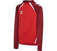 hummel Hmllead 2.0 Half Zip Kinder - true red/maroon - 116