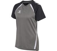 hummel Hmllead 2.0 Polo Damen - steel gray/asphalt - M