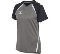 hummel hmlLEAD 2.0 Poloshirt Damen 9396 - white/steel gray S