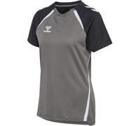 hummel Hmllead 2.0 Polo Damen - steel gray/asphalt - L