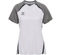 hummel hmlLEAD 2.0 Poloshirt Damen 9396 - white/steel gray M