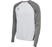 hummel Hmllead 2.0 Crew Sweat Herren- white/gray/black-S