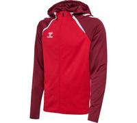 hummel Hmllead 2.0 Zip Hoodie Herren - true red/maroon - XL