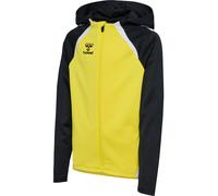 HUMMEL hmlLEAD 2.0 ZIP HOODIE KIDS blazing yellow/black 140