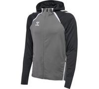 HUMMEL hmlLEAD 2.0 ZIP HOODIE - STEEL GRAY/ASPHALT - XL