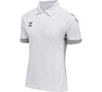 "hummel Lead Functional Polo Poloshirt weiss"