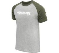 HUMMEL hmlLEGACY BLOCKED T-SHIRT - BEETLE - M