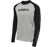 HUMMEL hmlLEGACY BLOCKED T-SHIRT L/S grey melange 2XL