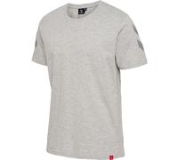 HUMMEL hmlLEGACY CHEVRON T-SHIRT PLUS grey melange 4XL