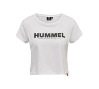 Hummel Damen T-Shirt Legacy Woman Cropped 212560-9124 S White/Black