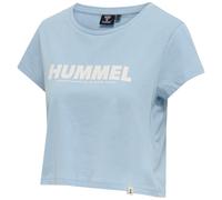 Hummel Cropped T‑Shirt hmlLEGACY Damen Blau XS