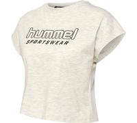 HUMMEL hmlLGC JUNE CROPPED T-SHIRT tofu melange M