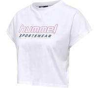 HUMMEL hmlLGC JUNE CROPPED T-SHIRT white L