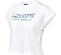 hummel Hmllgc June Cropped T-Shirt Damen - white - XS