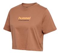hummel hmlLGC MALU Cropped T-Shirt Damen 8143 - mocha mousse XL
