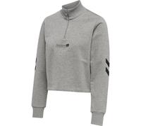 hummel Hmllgc Nikka Cropped Halfzip - Damen - grey melange - XS