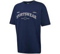hummel hmlLOOSE Club Sportswear T-Shirt 7459 - dress blues XL