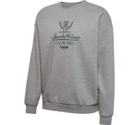 hummel Hmlloose Crewneck Club Sportswear - grey melange - L