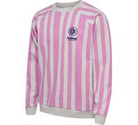 HUMMEL hmlLOOSE CREWNECK SOCCER LOVE tofu melange/violet 2XL