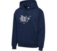 HUMMEL hmlLOOSE HOODIE LESSON dress blues S