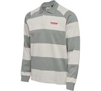 hummel hmlLOOSE Striped langarm Poloshirt Herren 2076 - belgian block XL