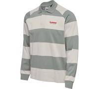 hummel Hmlloose Striped Polo L/S Lifestylepolo schwarz 2XL