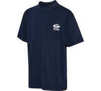hummel Hmlloose Tee S/S Graphic Junior - Kinder - dark sapphire - 134