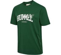 HUMMEL hmlLOOSE TEE S/S UNIVERSITY BEE dark green M
