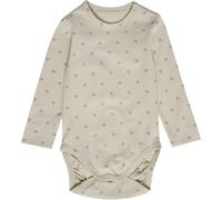 hummel hmlMINI Bee Print langarm Baby-Body 1940 - silver birch 92