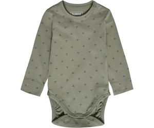 hummel hmlMINI Bee Print langarm Baby-Body 6371 - shadow 74