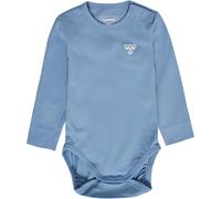 hummel hmlMINI Bee Solid langarm Baby-Body 7986 - faded denim 74