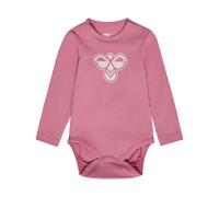 hummel Hmlmini Logo Body L/S Body-Strampler pink 80