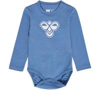 hummel hmlMINI Logo langarm Baby-Body 7379 - dutch blue 86
