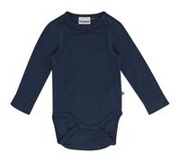 hummel Hmlmini Wool Rib Body L/S Body-Strampler blau 68