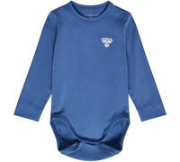 hummel hmlMINI Solid Bee langarm Baby-Body 7379 - dutch blue 80