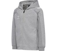 hummel hmlMOVE 2.0 Zip Hoodie Kinder 2006 - grey melange 164