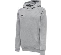 HUMMEL hmlMOVE GRID COTTON HOODIE KIDS grey melange 128