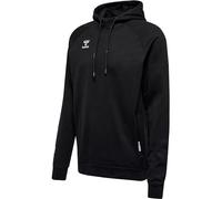 hummel Kapuzenpullover hmlMOVE Grid Cotton Hoodie (Baumwolle) mit Kapuze schwarz Herren, Größe L