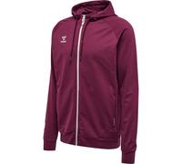 hummel Hmlmove Grid Cotton Zip Hoodie Herren - grape wine - 2XL