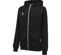 HUMMEL hmlMOVE GRID COTTON ZIP HOODIE KIDS black 152