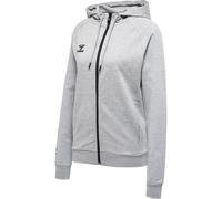 HUMMEL hmlMOVE GRID COTTON ZIP HOODIE WOMA grey melange 2XL