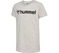 hummel hmlMOVER Cotton T-Shirt S/S Kids, Egret Melange, 140