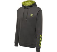 HUMMEL hmlOFFGRID COTTON HOODIE forged iron/dark citron S