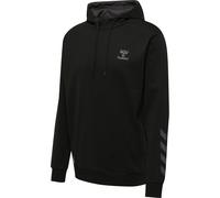 HUMMEL hmlOFFGRID COTTON HOODIE jet black/forged iron 2XL