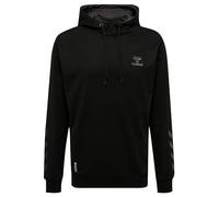 HUMMEL hmlOFFGRID COTTON HOODIE jet black/forged iron M